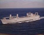 USNS Mendonca (T-AKR-303) undeway at sea.jpg