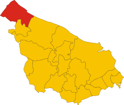 Fasano within the Province of Brindisi