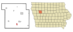 Location of Wall Lake, Iowa