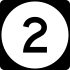 Mississippi Highway 2 marker