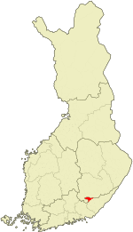 Location of Suomenniemi in Finland