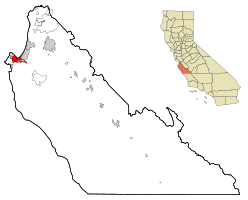 Location of Monterey, California
