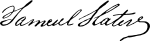 Samuel Slater signature.svg