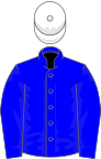 Blue birds-eye, white cap