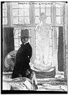 Portrait of the Artist by William Orpen. Figure in front with nude statue of a woman in the rear. LCCN2014688147.jpg