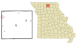 Location of Harris, Missouri