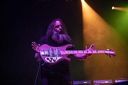 Cisneros performing with Sleep in 2019