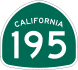 State Route 195 marker