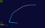 1916 Atlantic hurricane 10 track.png