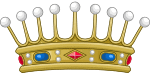 Crown of a Count of France (variant).svg