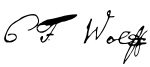 Signature of Wolf C F.svg
