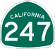 State Route 247 marker