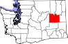 State map highlighting Lincoln County