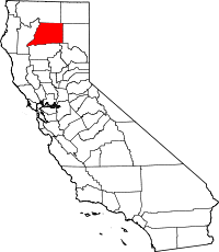 Location in the state of California
