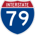 Interstate 79 marker