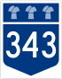 Highway 343 shield