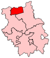 A small constituency in the northwest of the county.