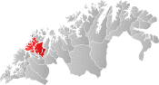 Tromsø within Troms og Finnmark
