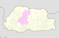 Wangdue Phodrang Bhutan location map.png