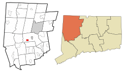 Location in Litchfield County, Connecticut