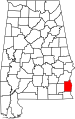 State map highlighting Henry County
