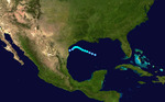 1945 Atlantic tropical storm 2 track.png