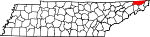 State map highlighting Sullivan County