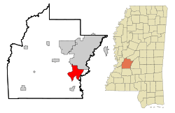 Location of Byram, Mississippi