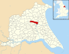 Watton, East Riding of Yorkshire UK parish locator map.svg