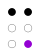 Braille Î colored.svg