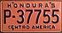 Matrícula automovilística Honduras 1976 P-37755 Centroamérica Flickr - woody1778a.jpg