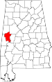 State map highlighting Greene County