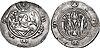 Arab-Sasanian coin of the Tabaristan type issued under Caliph al-Mahdi.jpg
