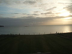 Morning view from Broad Bay House, Bac, Lewis - geograph.org.uk - 1525304.jpg