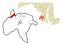 Location of Bryans Road, Maryland