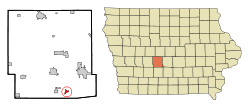 Location of Van Meter, Iowa