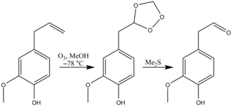 Eugenol ozonolysis[8]