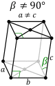 Monoclinic, centered