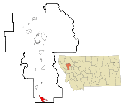Location of Arlee, Montana