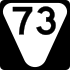 State Route 73 secondary marker
