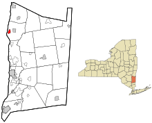 Location of Rhinecliff, New York