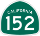 State Route 152 marker