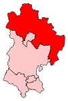 A large constituency in the north of the county.