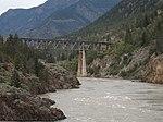 Lillooet railway bridge from near the old suspension bridge.jpg