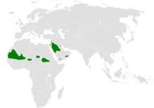 Eremalauda dunni distribution map.png