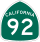 California 92.svg