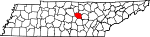 State map highlighting DeKalb County