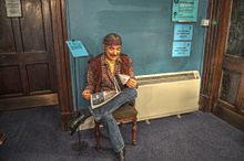 Wax figure in the National Wax Museum of Ireland.