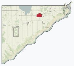 Location in the MD of Peace No. 136