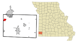Location of Loma Linda, Missouri
